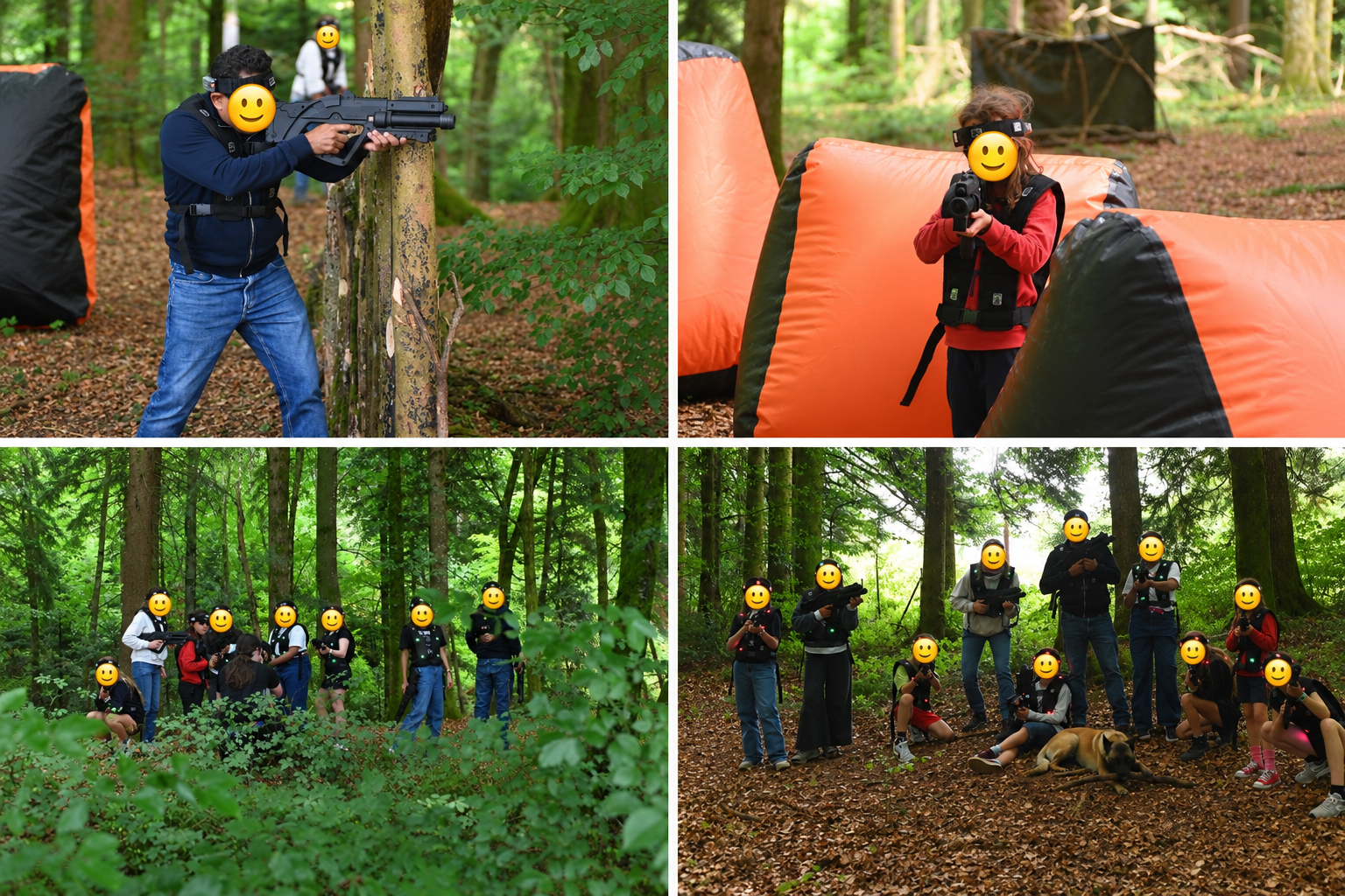 Laser Zone en forêt